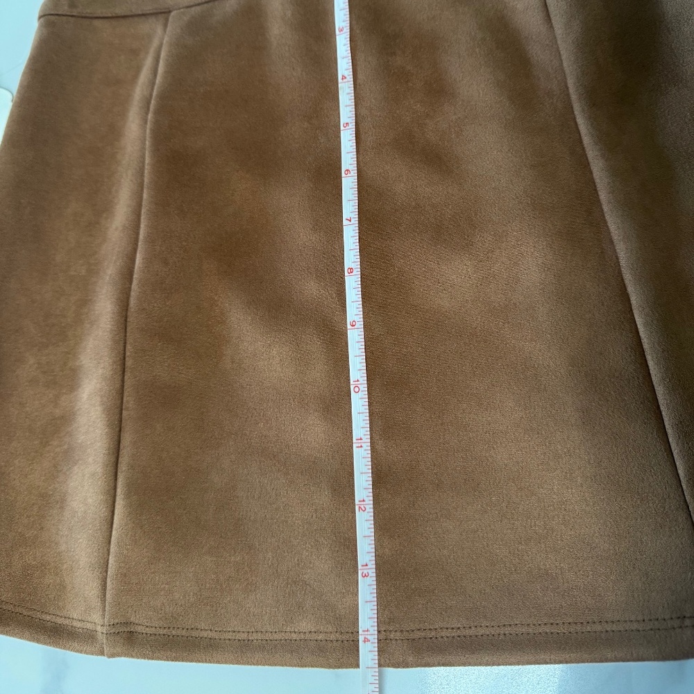 Altar'd State Brown Faux Suede Mini Skirt - Picture 8 of 11